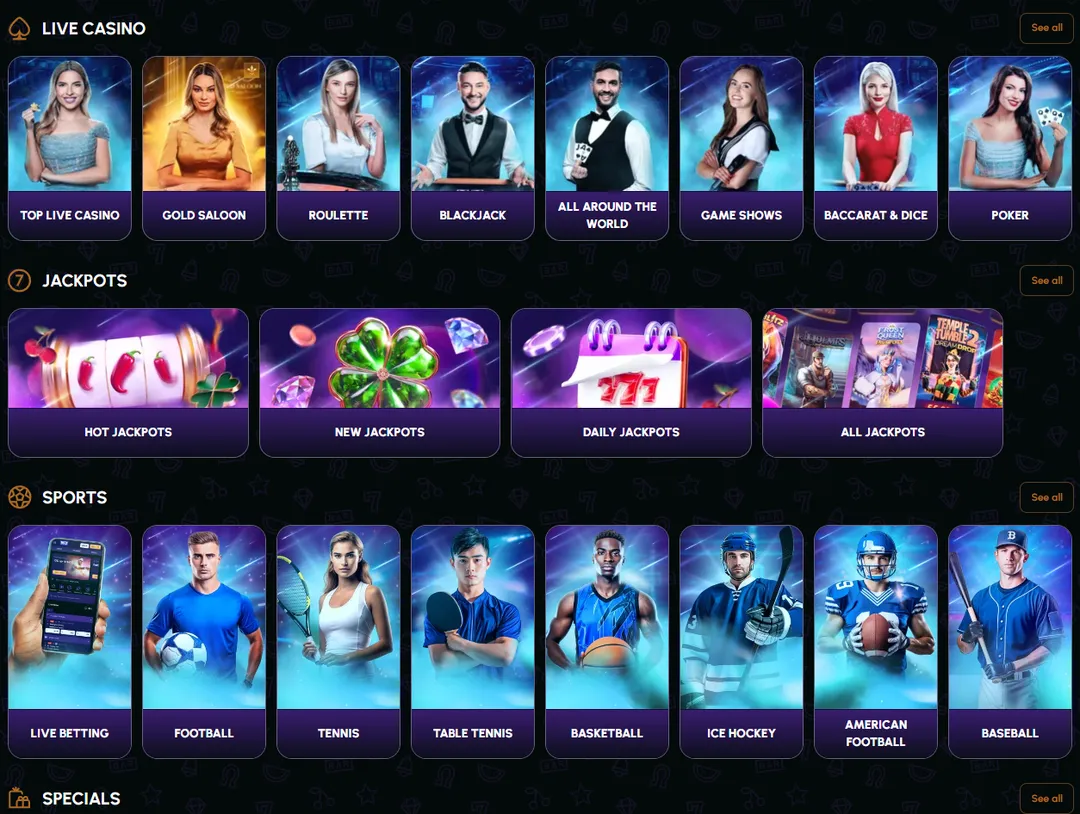 NovaJackpot Casino play